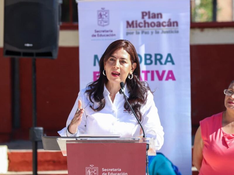 Obras sin precedente, resultado del trabajo territorial en Michoacán: Gabriela Molina