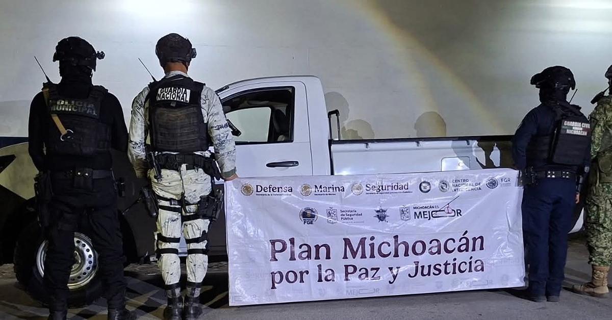 operativo de seguridad en La Ruana logra detención de 4 personas