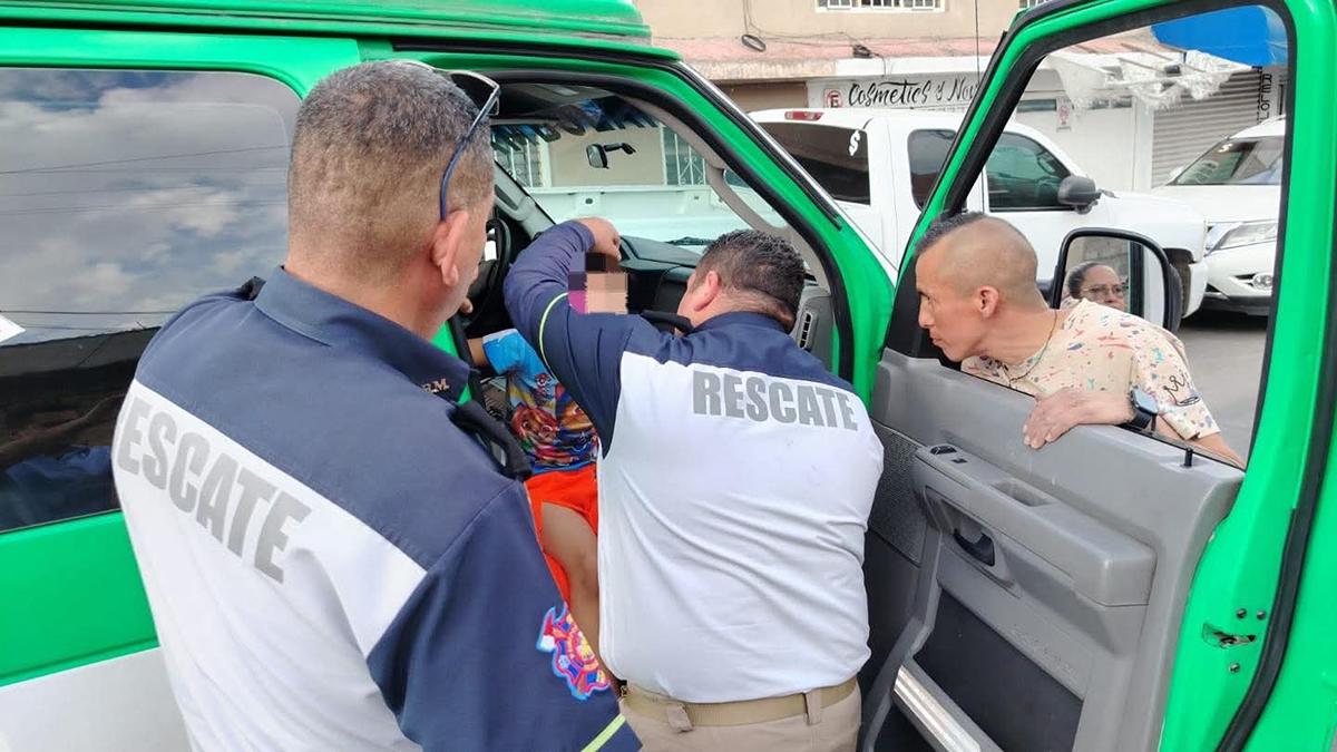Policía de Morelia auxilia a menor tras ser atropellado en avenida pedregal 2