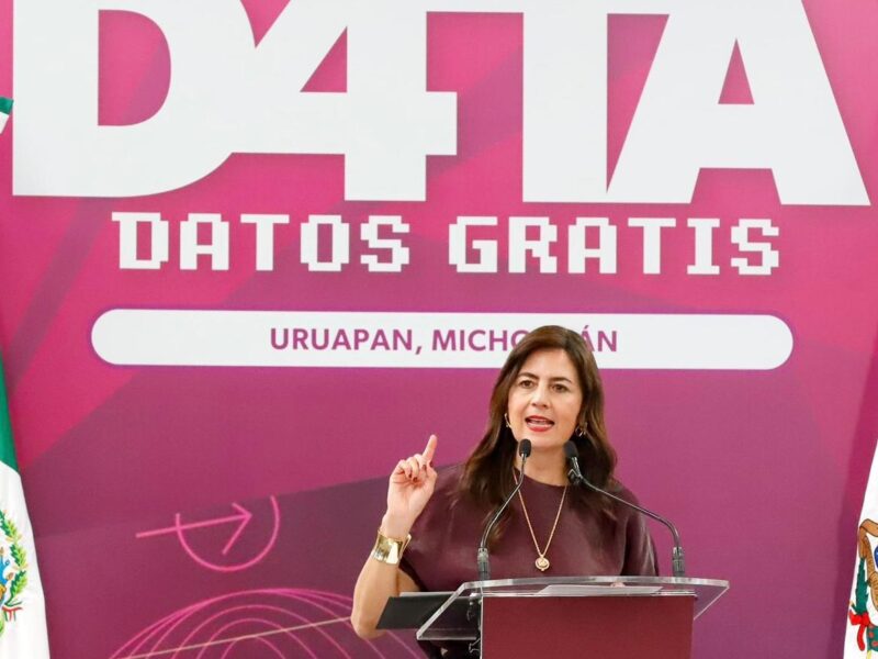Recibe tu chip D4TA también al interior del estado: Gabriela Molina