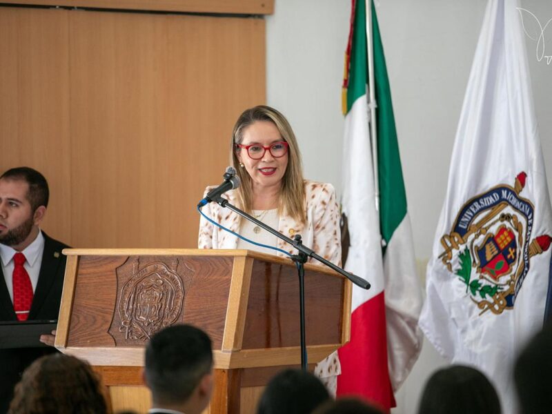 Rectora acusa presión anticipada para relevo en la UMSNH