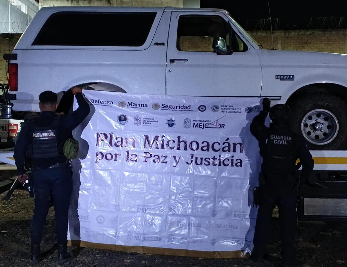 Refuerza SSP operatividad en Carapan; detenidas 2 personas
