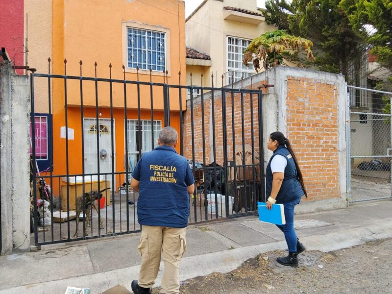 Rescate de caninos maltratados en cateo realizado en Villa Magna