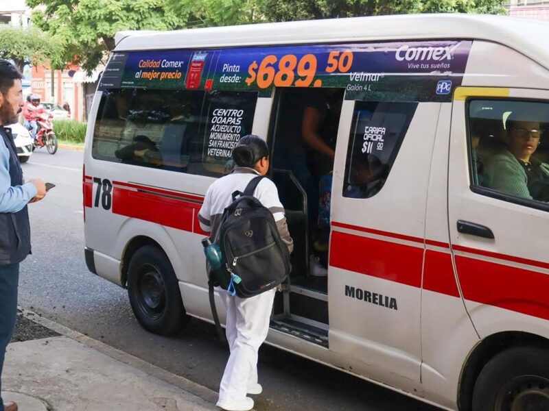 Rutas de transporte público operan con normalidad en Morelia: ITransporte