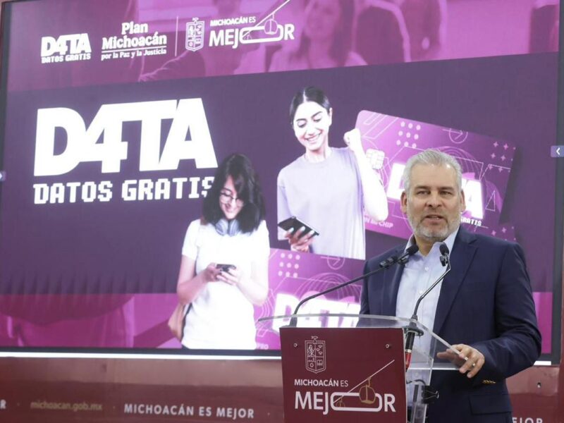 Si se te pasó la fecha, Bedolla amplía registro al Programa Data de internet gratis