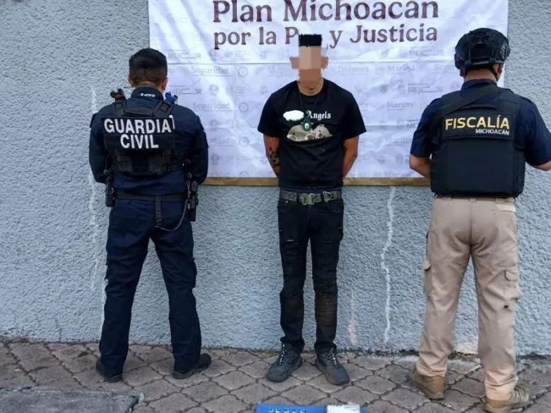 SSP detiene a 2 presuntos integrantes de una célula delictiva en Tarímbaro y Álvaro Obregón