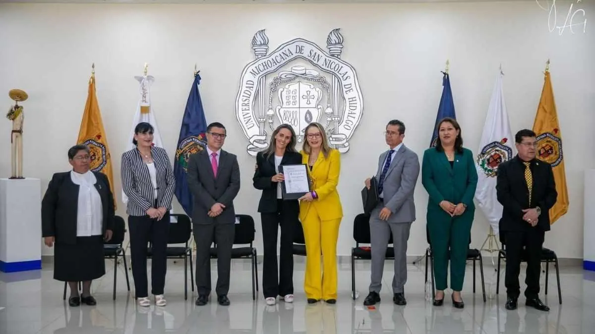 Yarabí Ávila defiende autonomía de la UMSNH en Michoacán 2