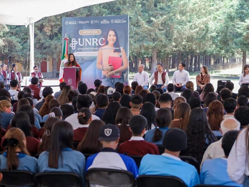 Zacapu hace historia, llega universidad gratuita