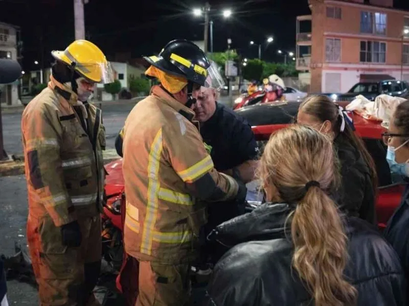 Accidente en Morelia deja dos lesionados en avenida Madero Poniente