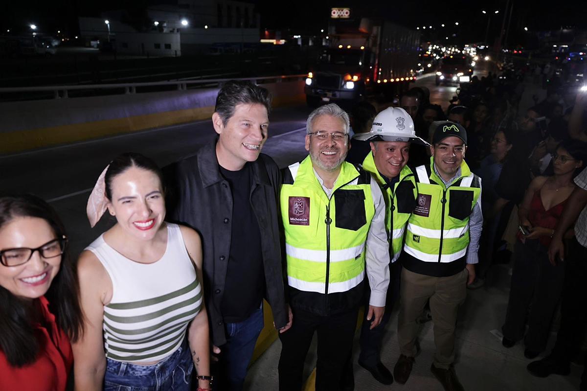 ¡Adiós al tráfico! Bedolla abre carriles superiores del puente Independencia-2