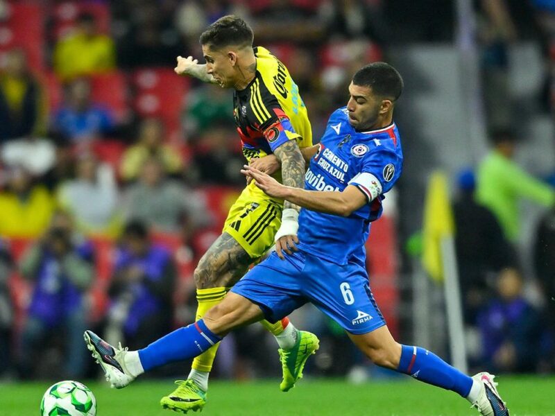 América y Cruz Azul empatan en el primer partido de liga tras la remodelación del estadio