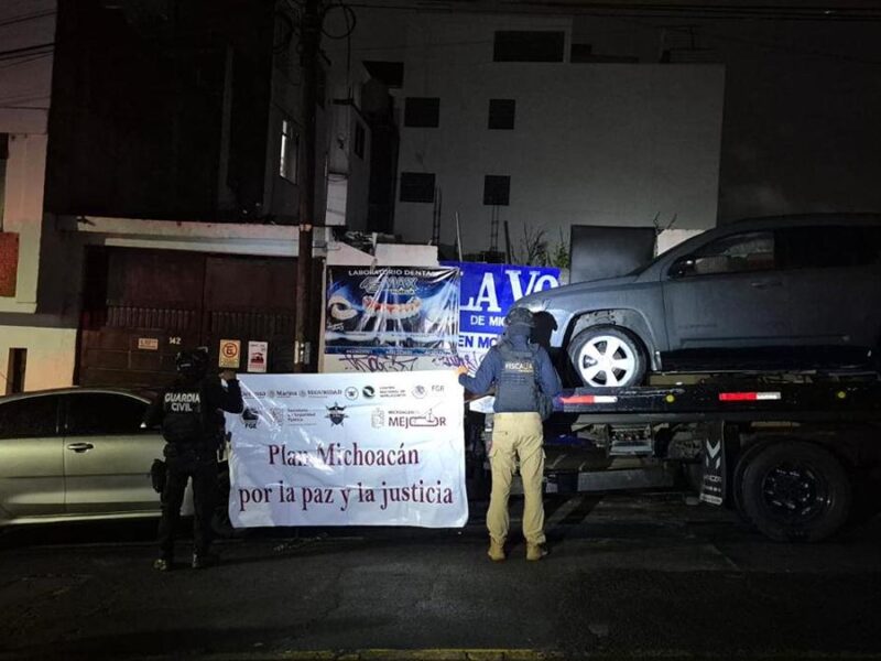 Asegura FGE droga, vehículos y documentación falsa tras cateo en la colonia Isaac Arriaga