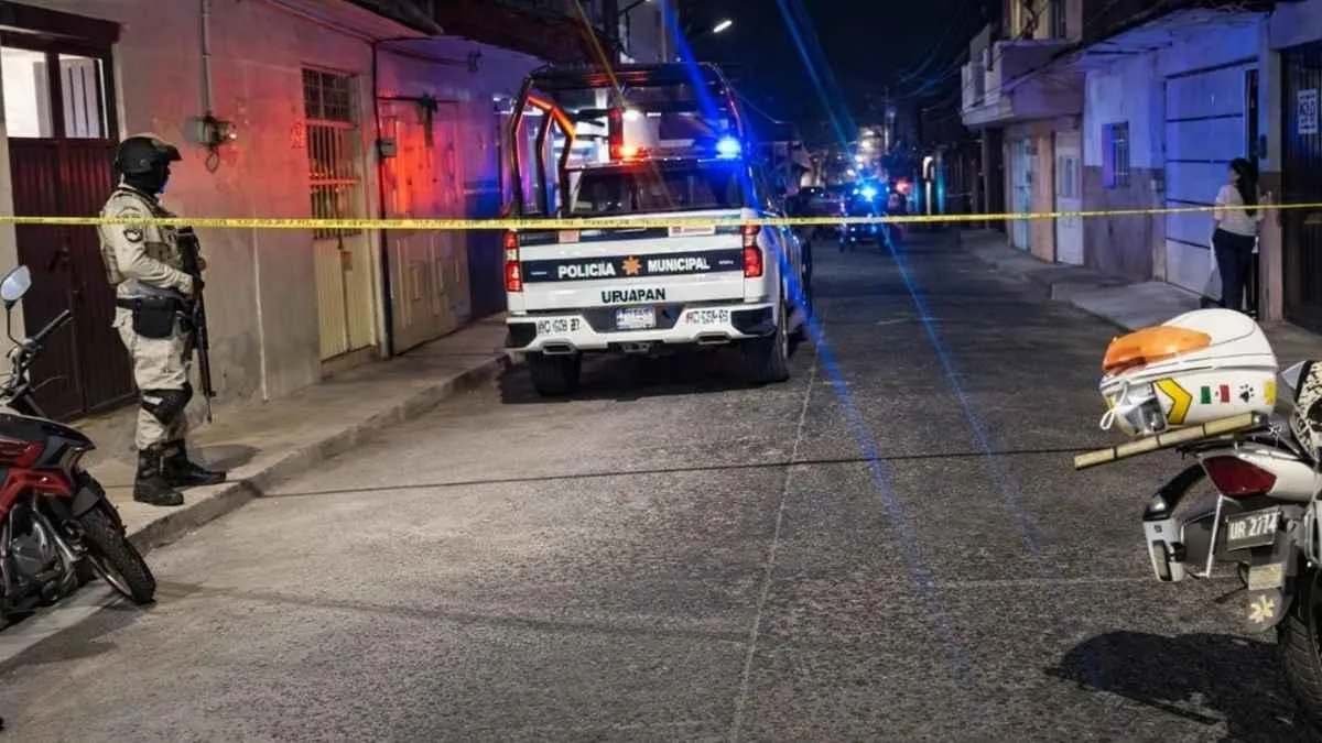 Ataque armado deja un muerto y un detenido en el centro de Uruapan