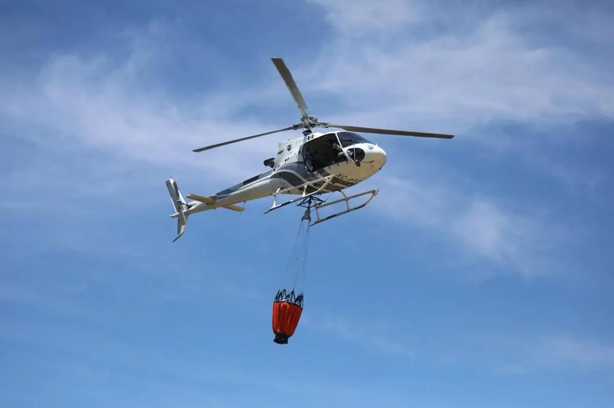 Atiende Gobierno de Michoacán incendio forestal en Nuevo Urecho-3
