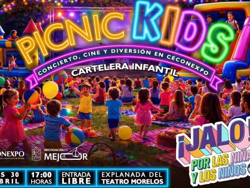Celebra el Día de la Niñez en Ceconexpo Morelia con juegos, música y cine. 1