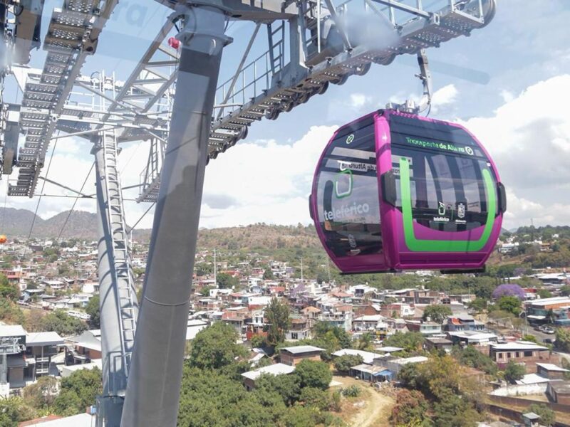 Claudia Sheinbaum inauguración teleférico Uruapan