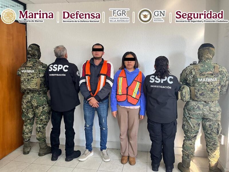Detienen a dos personas vinculadas a la venta de medicamentos apócrifos en el Estado de México
