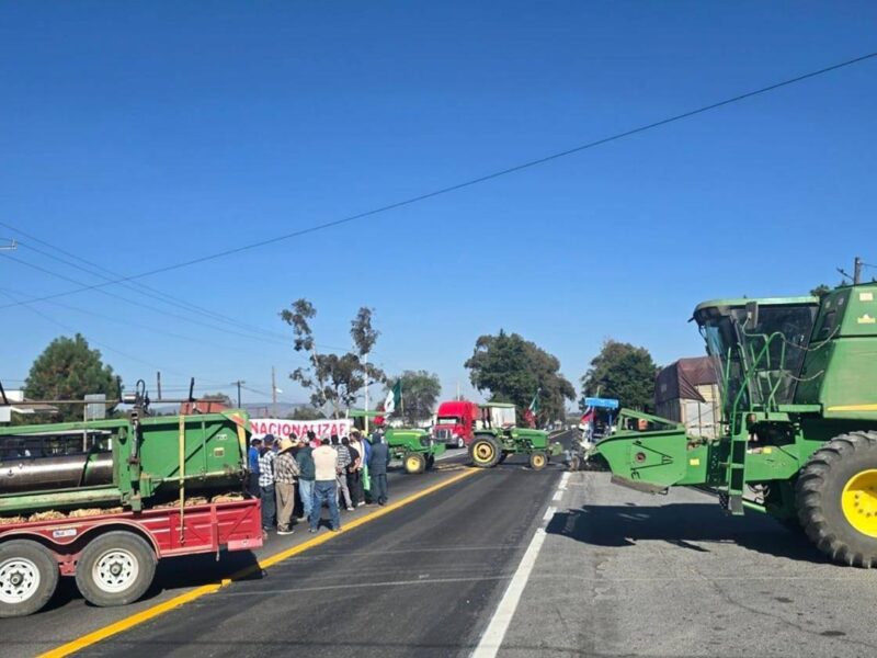 Este lunes habrá bloqueos en 20 estados de México por el paro de agricultores y transportistas