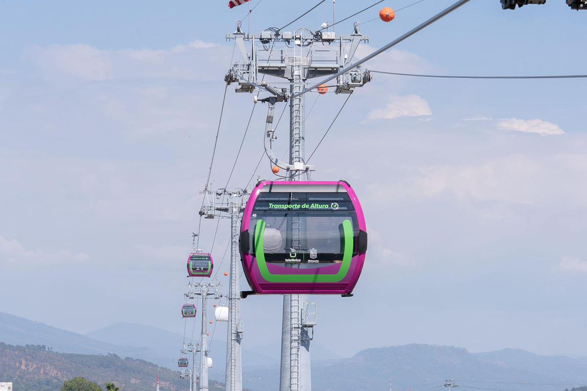 faltan solo 10 días para inaugurar el teleférico de Uruapan: Bedolla