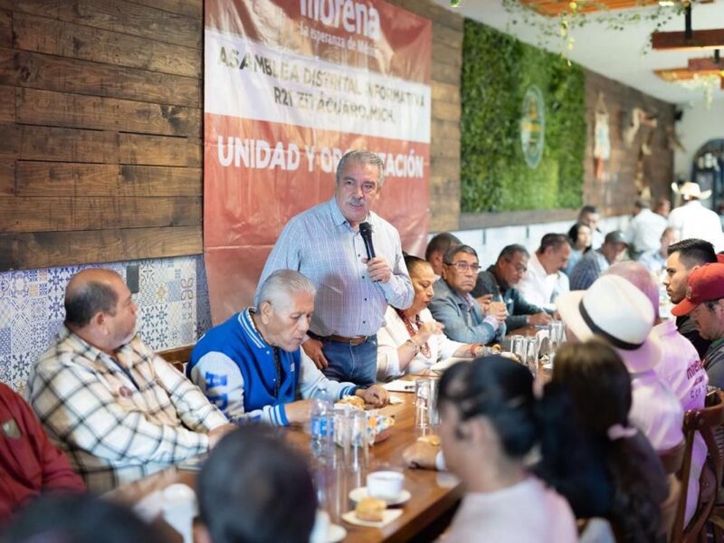 Fortalece Raúl Morón unidad y cercanía con el pueblo de Michoacán