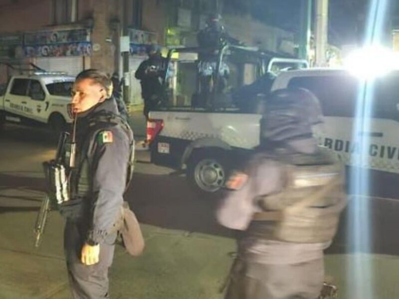 hombre armado fiesta patronal Tanhuato
