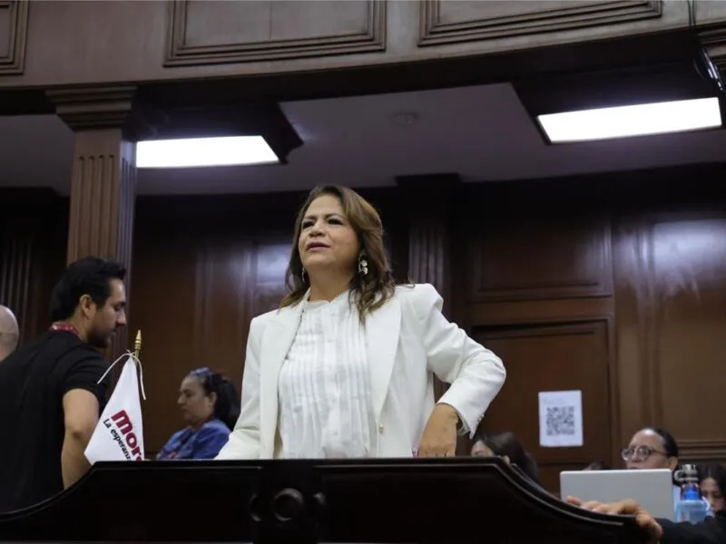 Improcedente juicio político contra Baltazar Gaona, promovido por UMSNH, señala Fabiola Alanís