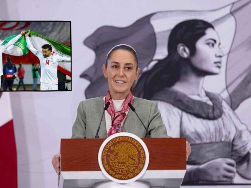 Irán no jugará en México: Claudia Sheinbaum confirma decisión