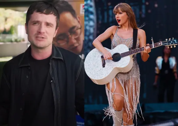Josh Hutcherson revela el hate brutal que recibió por NO ser fan de Taylor Swift