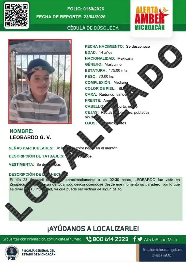 Localizan en Michoacán a cinco personas reportadas como desaparecidas en Zinapécuaro