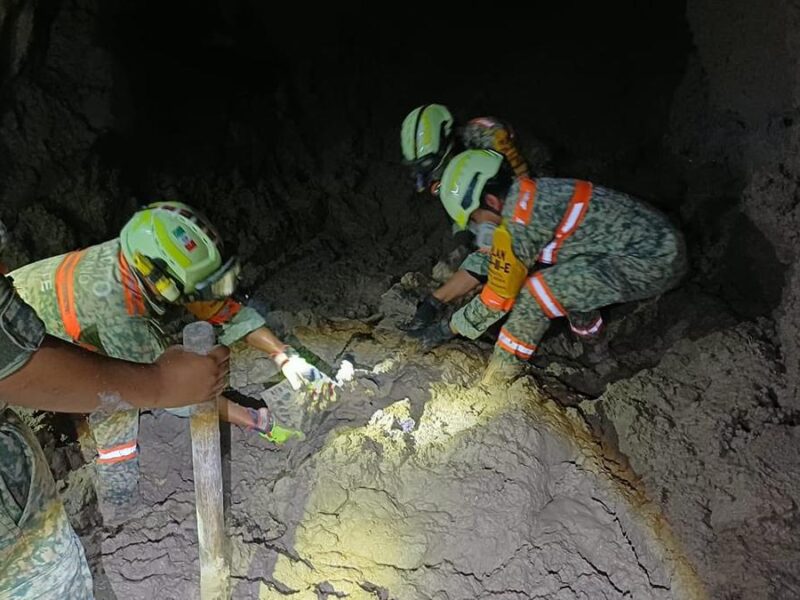 Localizan sin vida al cuarto minero atrapado tras colapso en Sinaloa