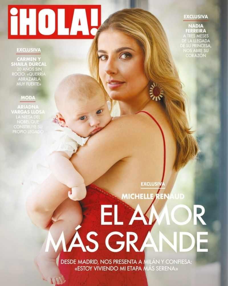 Michelle Renaud revela rostro de su hijo Milán con Matías Novoa 1