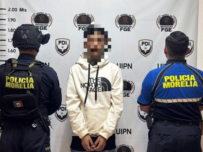 Morelia: Detienen a joven por presuntos delitos contra la salud
