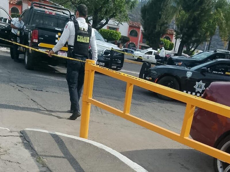 Muere hombre en la zona bancaria de Las Américas en Morelia