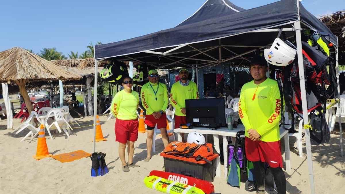 PC Michoacán emite aviso preventivo por mar de fondo en costas del Pacífico