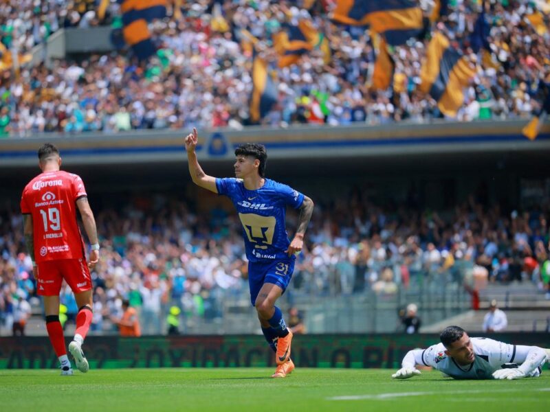 Pumas con zarpazo de 3-1 vence a Mazatlán