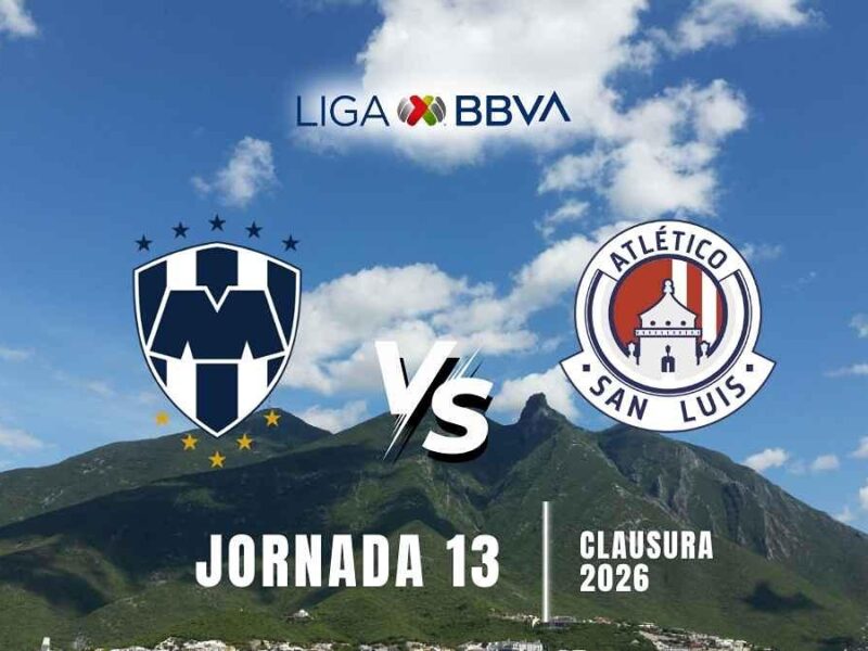 ¡Se juegan la vida! Monterrey vs Atlético San Luis: Canales y horario para ver la Jornada 13