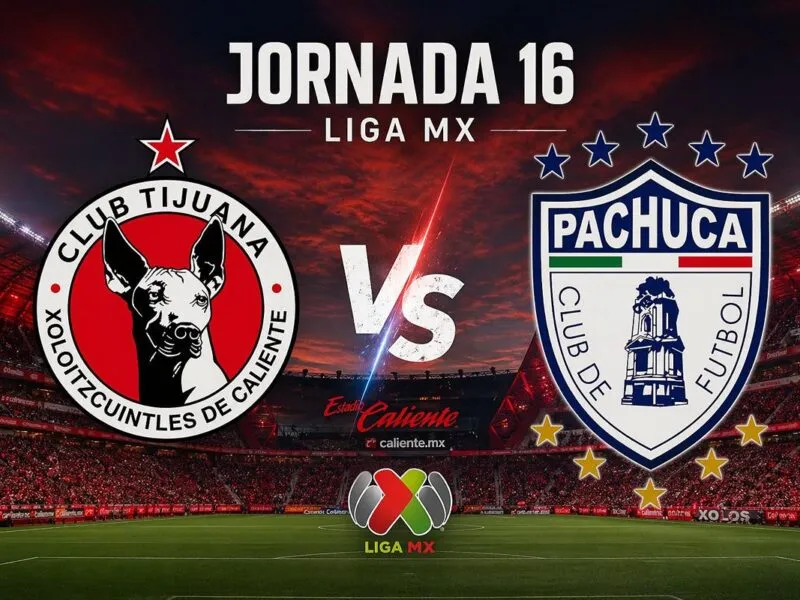 Tijuana vs Pachuca: cuándo y dónde ver el partido que cierra la jornada 16 de la Liga Mx