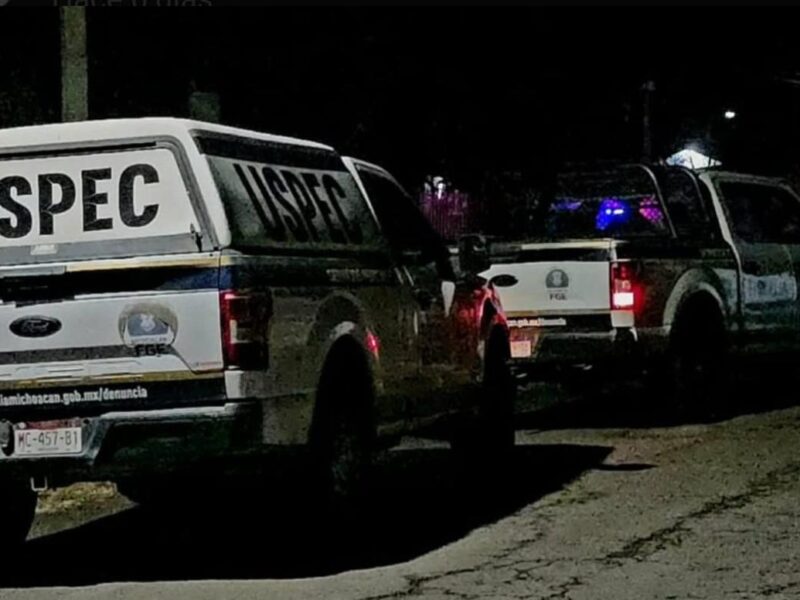 Un peatón fue asesinado a balazos en las calles de Pátzcuaro