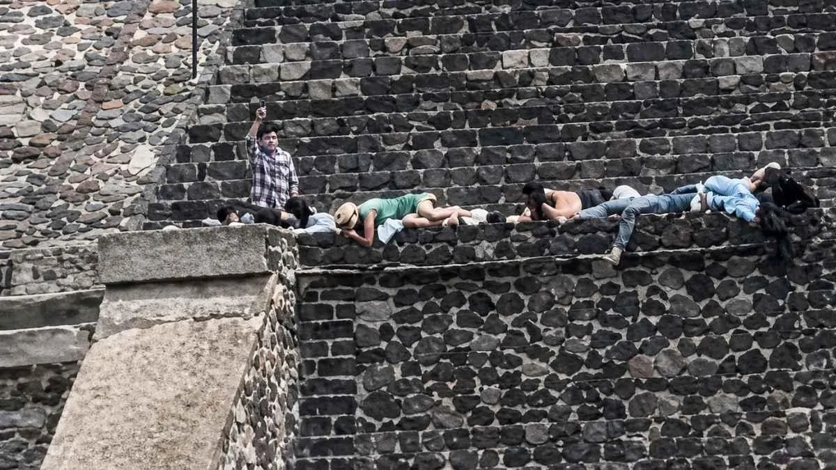 Video del ataque en Teotihuacán: Julio César "N" captado 1