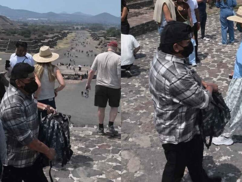 Video del ataque en Teotihuacán: Julio César "N" captado