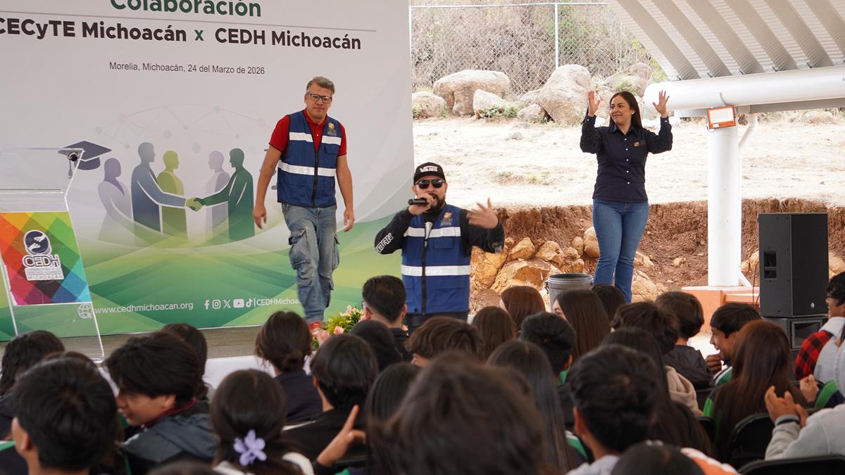 Abril registra cifra histórica de participación en acciones de capacitación y divulgación de la CEDH Michoacán