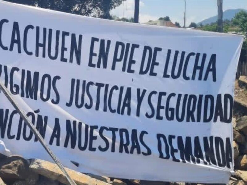 Acachuén mesa de negociación estado
