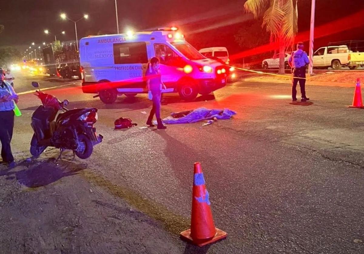 Accidente vial en Lázaro Cárdenas deja una adolescente sin vida y otra más herida