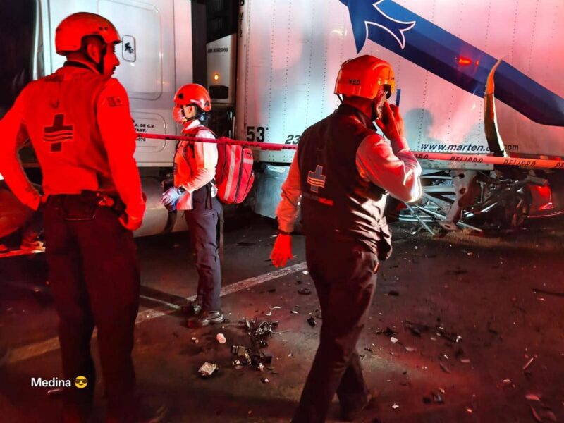 Aparatoso choque deja dos personas sin vida y una más lesionada en la Pátzcuaro-Morelia