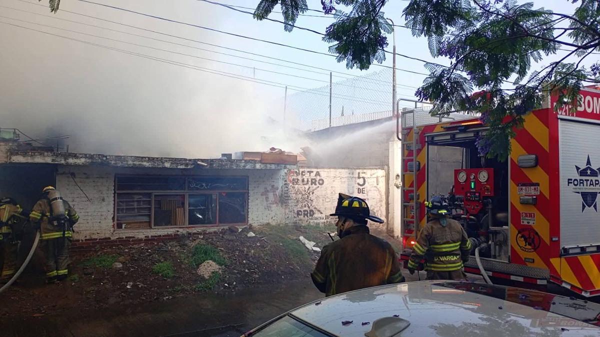 Arde vivienda en la Ejidal Tres Puentes de Morelia; no se reportan lesionados