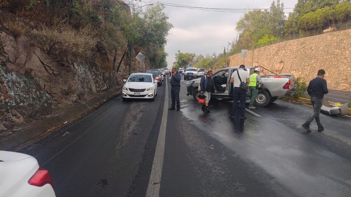 Carambola cerca de Casa Michoacán en Morelia deja a dos personas lesionadas