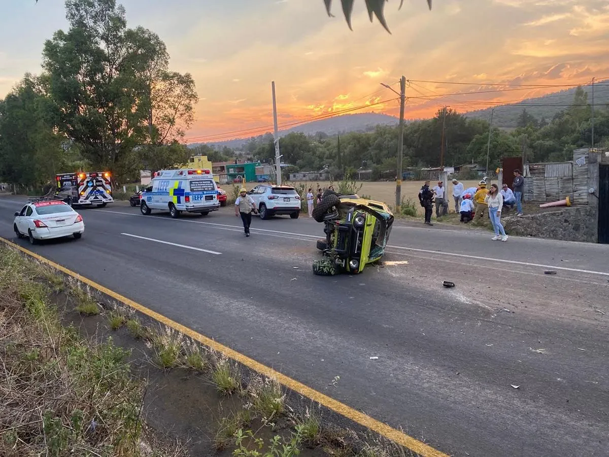 Carambola en la Morelia-Pátzcuaro deja una persona fallecida y tres más lesionadas