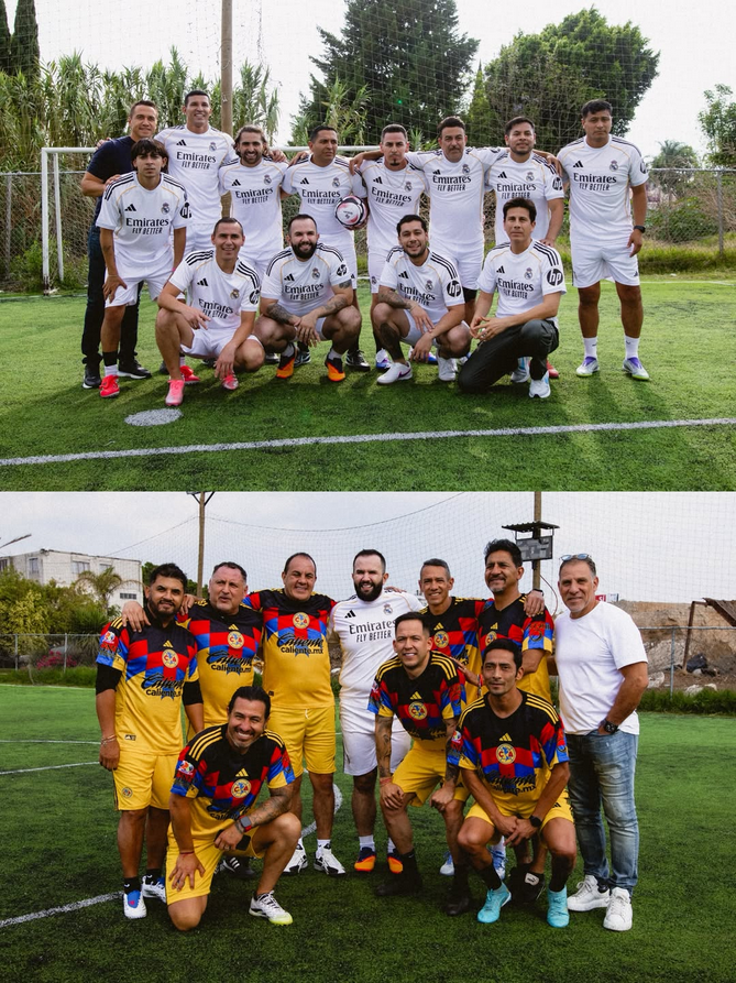 Carin León arma “cascarita” con Cuauhtémoc Blanco y leyendas del fútbol mexicano-3