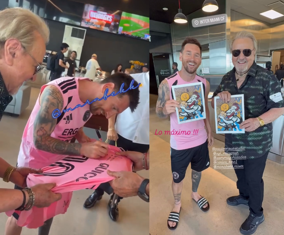 Carlos Villagrán presume su encuentro con Messi y causa furor en redes