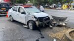 Choque entre una combi y un taxi deja como saldo tres personas lesionadas en Morelia